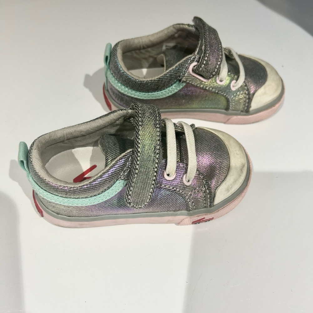 See Kai Run rainbow shimmer shoes (size 6)